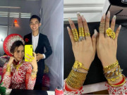 Tin tức - Cô dâu quê Cà Mau đeo vàng kín tay: "Nhà mình bán vàng nên thấy hồi môn không hề khủng"