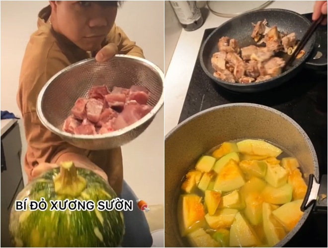 Đinh Mạnh Ninh nấu ăn cho cháu gái, một loáng đã có canh ngon và thịt rang đặc biệt - 8
