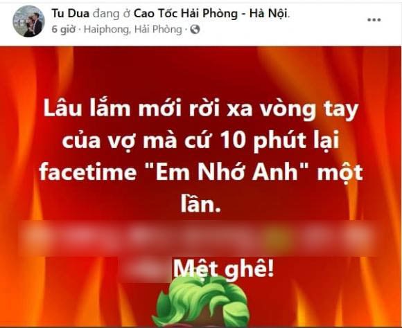 Tuấn Hưng nhắn tin cho vợ Tú Dưa nhắc nhở về điều này - 2