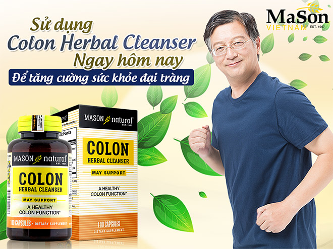 Colon Mason - Sản phẩm hỗ trợ chức năng đại tràng được đông đảo người tiêu dùng lựa chọn - 1
