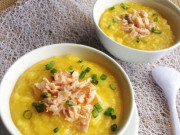 Làm mẹ - 5 cách nấu cháo bí đỏ cho bé dưới 1 tuổi giàu dinh dưỡng