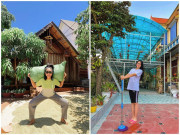 Nhà đẹp - 2 nàng hậu Đỗ Thị Hà, H’hen Niê lớn lên ở quê, nhà có vườn rộng, về tự hào khoe