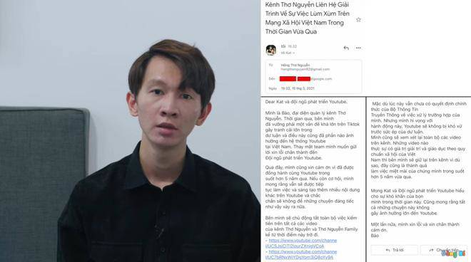 Quyết định gây amp;#34;sốcamp;#34; của Youtuber Thơ Nguyễn sau buổi làm việc với cơ quan chức năng - 1