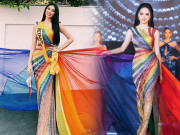 Thời trang - Á hậu Ngọc Thảo đụng hàng HH Hương Giang tại Miss Grand International 2021