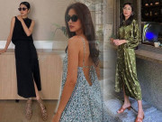 Thời trang - Quẳng hết váy đầm đen kịt tố dáng gầy nhom, Hà Tăng diện váy hoa vẫn đẹp chuẩn “hào môn”