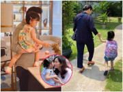 Làm mẹ - Sướng như con HH Đặng Thu Thảo: Bà nội và mẹ đưa đi học, bố cưng chiều gọi là sếp