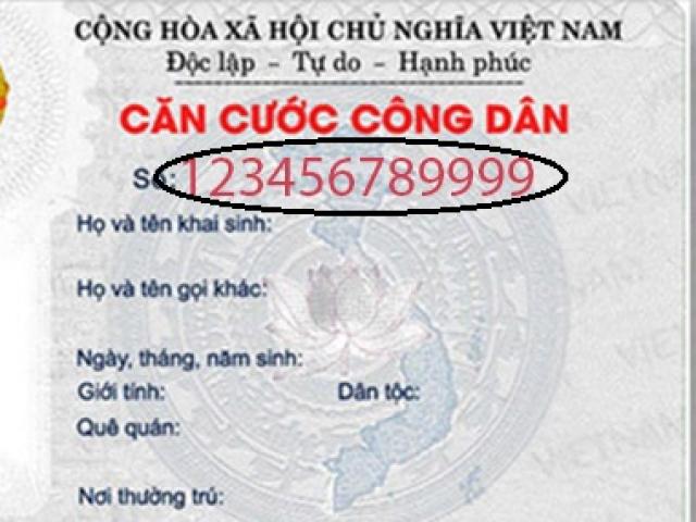 Giải mã 12 số trên thẻ căn cước công dân gắn chíp điện tử