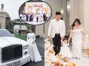 Làm mẹ - Cô dâu 200 cây vàng giờ là mẹ bỉm sexy, tiệc thôi nôi con toàn vàng, to như đám cưới