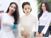 Thời trang - Cùng diện áo dài nữ sinh, Lan Ngọc và Nhã Phương nổi bật nhưng "trùm cuối" là Đặng Thu Thảo