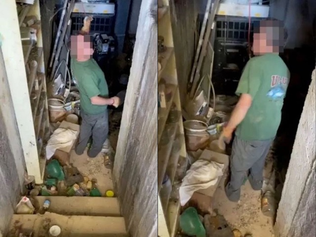 Tìm thấy nắp cống trong phòng ngủ, cặp vợ chồng kinh ngạc khi trèo xuống dưới khám phá - 2