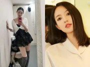 Giải trí - Mang thai ở tháng thứ 7, Hoa hậu Trung Quốc đẹp nhất Thế giới vẫn diện váy ngắn khoe chân