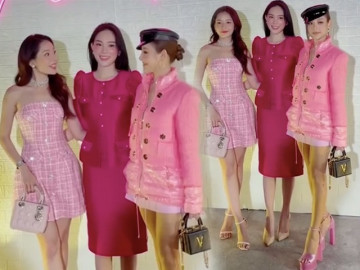 Bộ 3 Chi Pu, Linh Rin, Huyền Baby khuấy đảo style hường phấn với nét cá tính không lẫn được