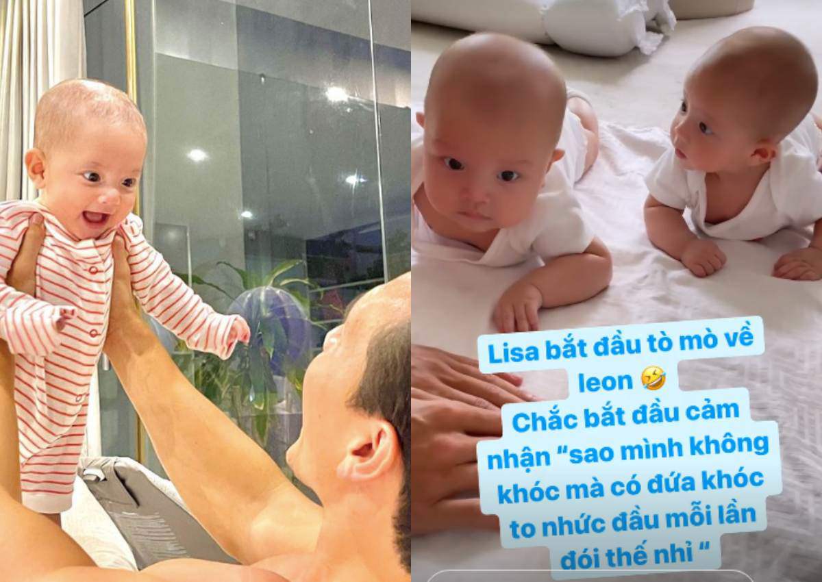 Hồ Ngọc Hà cho biết chỉ số phát triển của 2 con sinh đôi: Leon amp;#34;vượt trộiamp;#34; Lisa - 6