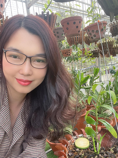 Ghé thăm vườn lan xanh mát của cô giáo xinh đẹp Thoa Phùng - 4