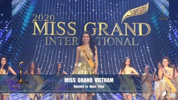 Á hậu Ngọc Thảo vào top 20, phá vỡ lời nguyền tại Grand International - 1