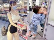 Làm mẹ - Mẹ trẻ mặc áo bó sát khoe vóc dáng nóng bỏng, đời thực có con trai mới 14 tháng tuổi