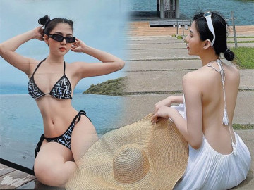 Nàng Kiều thời 4.0 mê diện váy yếm áo khoét cổ khoe body đắt giá