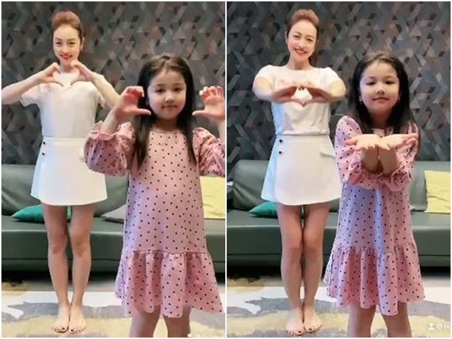Jennifer Phạm khoe clip nhảy cùng con gái lớn, cô bé phổng phao gương mặt hút ánh nhìn