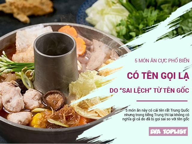5 món ăn rất phổ biến ở Việt Nam có tên lạ vì bị sai lệch so với tên gốc