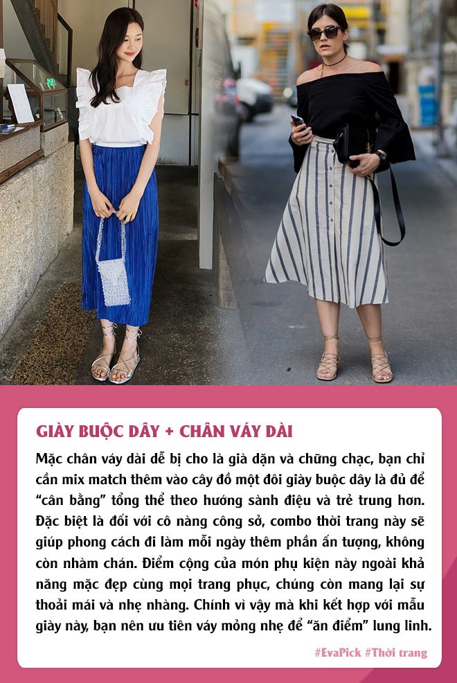 Eva Pick: Hè này giày buộc dây lên ngôi, nhưng diện sao cho đẹp không phải nàng nào cũng biết - 5