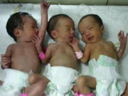 Bà bầu - 8X sinh tam thai khỏe mạnh, mẹ chồng nhìn các cháu rồi ngất xỉu trước phòng mổ