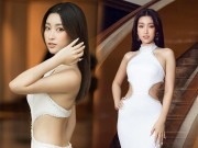 Thời trang - Đỗ Mỹ Linh nhịn ăn sáng để diện vừa chiếc váy khoe toàn bộ vòng eo