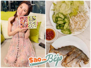 Bếp Eva - sao vào bếp: Trên phim rán cá cháy đen, ngoài đời Ngân Khánh nấu ăn chẳng khác gì đầu bếp