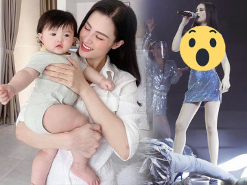 Đông Nhi diện váy cúp ngực, tưng bừng sàn diễn