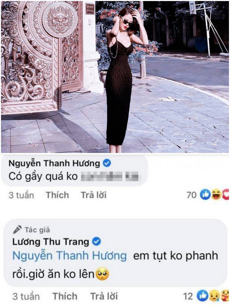 Cân nặng giảm không phanh, Lương Thu Trang khoe hàng xương ngực biểu tình ngay trên thảm đỏ - 7