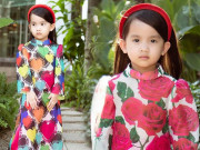 Thời trang - Con gái NTK đình đám Vbiz diện áo dài đẹp như thiên thần