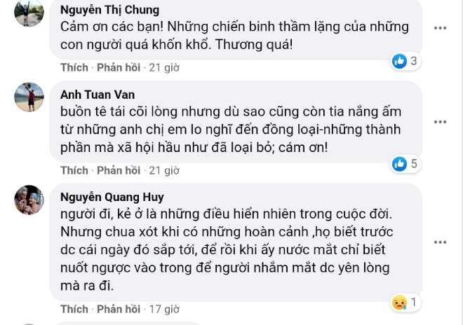 Cộng đồng mạng xót xa. (Ảnh chụp màn hình)