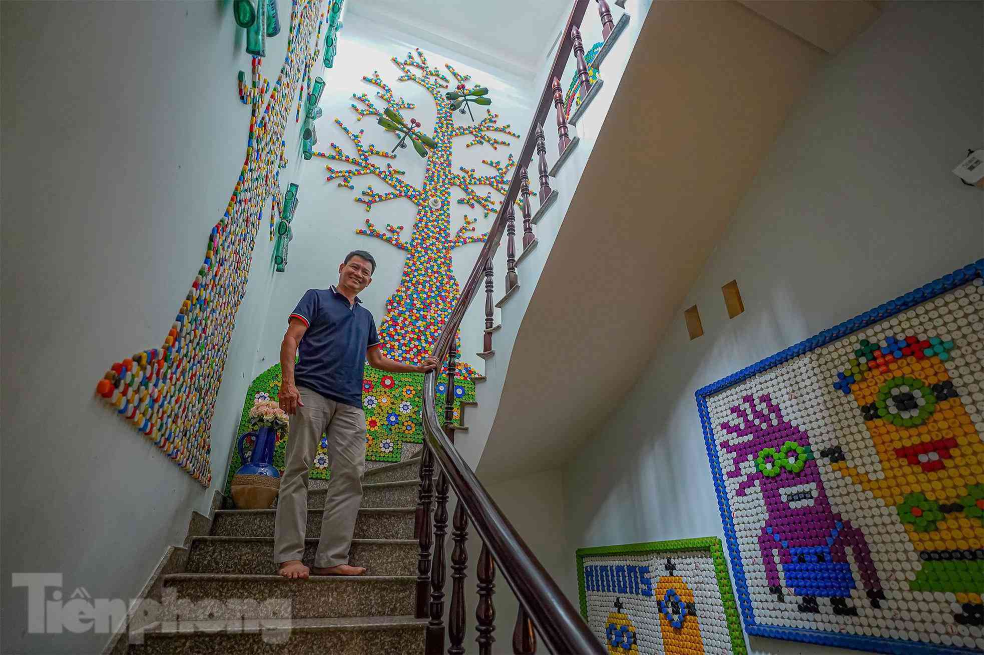 Chủ nhân ngôi nhà chai lọ với bài học tái chế, bảo vệ môi trường - 10