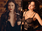 Giải trí - Dương Mịch diện nội y nhưng không thể chèn ép được gò bồng đảo của siêu mẫu