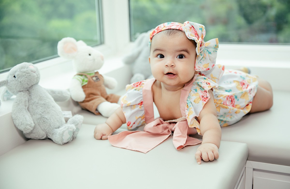 Bé Moon chưa tròn 1 tuổi nhưng đã có lượng người hâm mộ đông đảo.