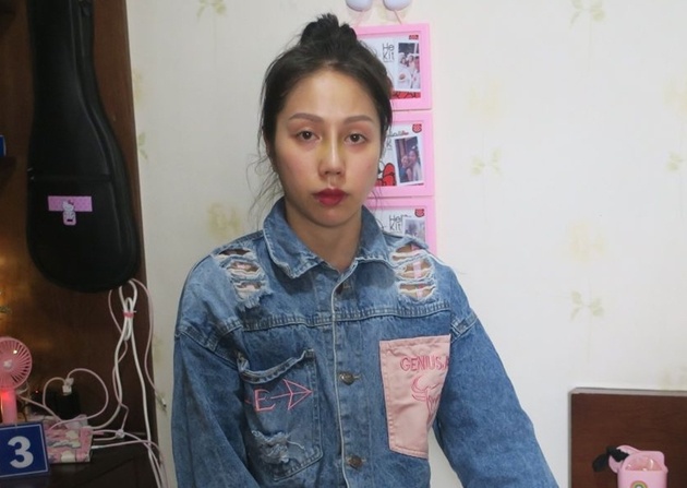 Quỳnh Trang trước khi bị bắt giữ.