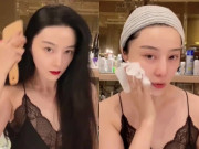 Giải trí - Ngôi sao 24/7: Phạm Băng Băng diện váy ngủ mỏng tang, nhìn mặt mộc giật mình