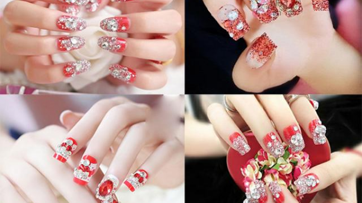 15 mẫu móng tay nail đính đá đẹp cho nàng dự tiệc - Kênh Thông Tin  Thegioidepplus.com