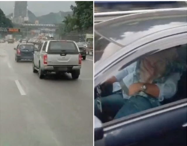 Chiếc xe đi chậm khiến cả đoạn đường tắc, lại gần phát hiện cảnh tượng nhức mắt - 1