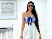 Thời trang - Phạm Hương quấn khăn quanh ngực, khoe cuộc sống vương giả tại Mỹ