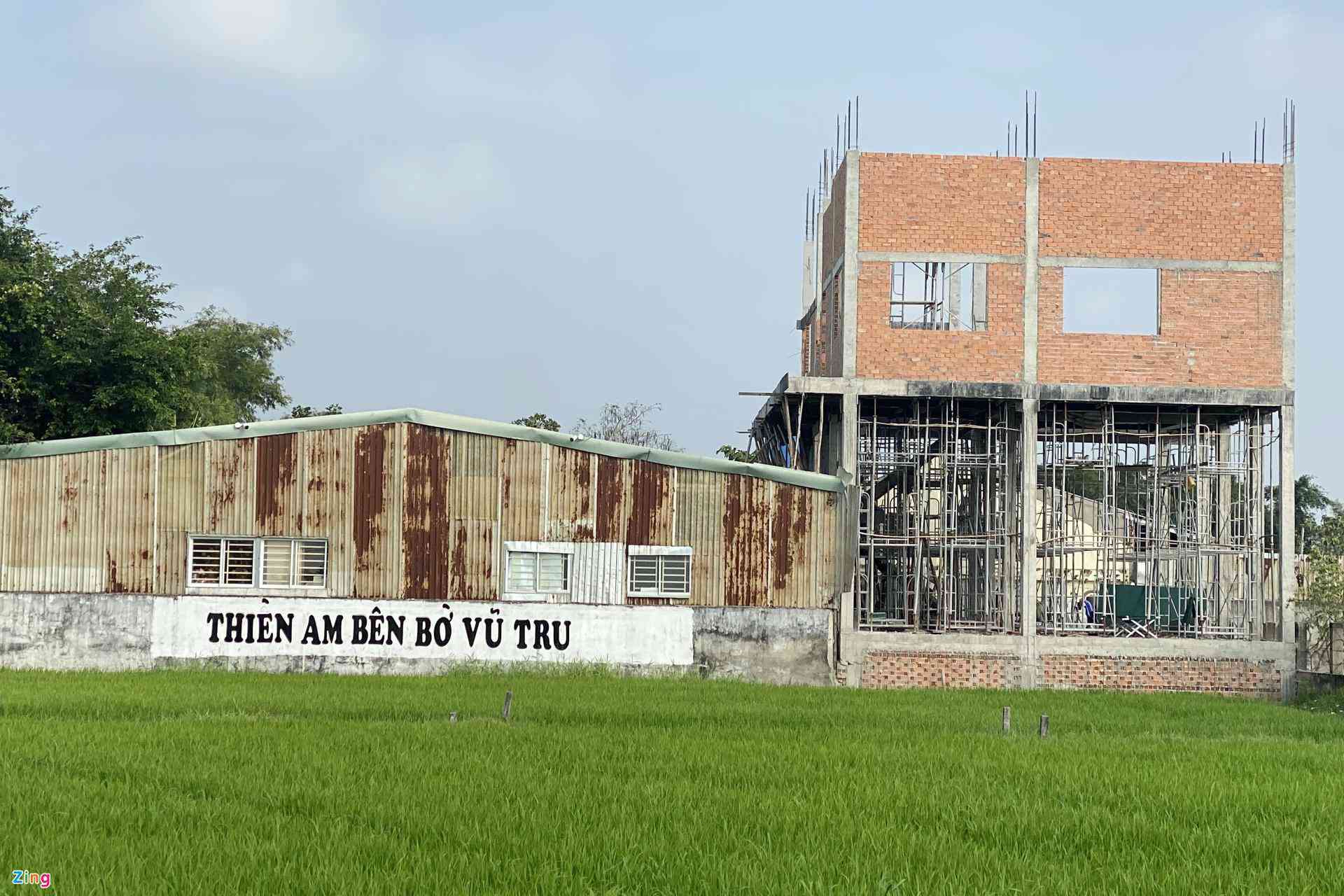 Tịnh thất Bồng Lai ở huyện Đức Hòa, tỉnh Long An. Ảnh: Tri thức trực tuyến 