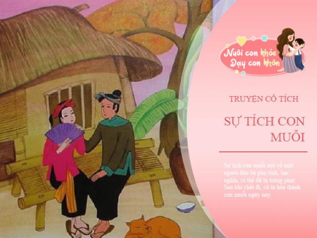 Sự tích con muỗi truyện cổ tích Việt Nam