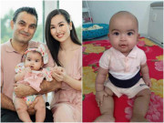 Làm mẹ - Võ Hạ Trâm cạo trọc đầu con lai Ấn, cô bé ngày càng giống con trai