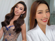 Làm đẹp - Mặc đầm cắt xẻ, họa mặt đậm đà, nhưng khoác áo dài, Thùy Tiên nhất định bớt phấn son