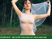 Làm đẹp - Cô dâu Hà Nội mặc đồ cưới màu nude khoe body đẹp hiếm có nhờ chăm úp sàn