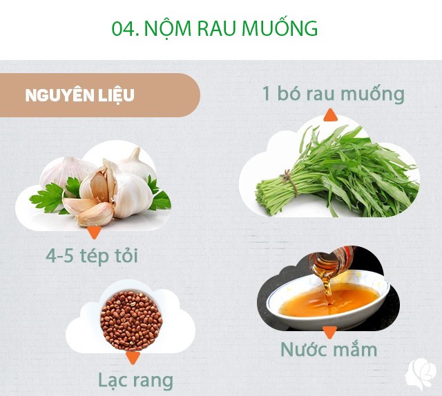 Hôm nay ăn gì: Cầm chưa đầy 90k đi chợ, về nấu 4 món ngon cả nhà ăn sạch - 9