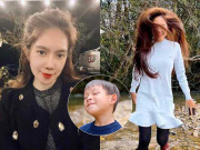 Làm mẹ - Nhiều tháng ở ẩn trên rừng, không nhận ra vợ hotgirl của Lý Hải qua ảnh mới con trai chụp