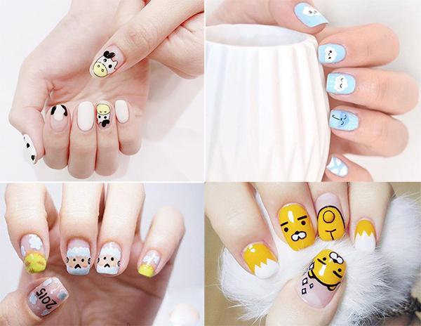 Những mẫu nail nhẹ nhàng đi học đẹp dễ thương hot nhất hiện nay - 4