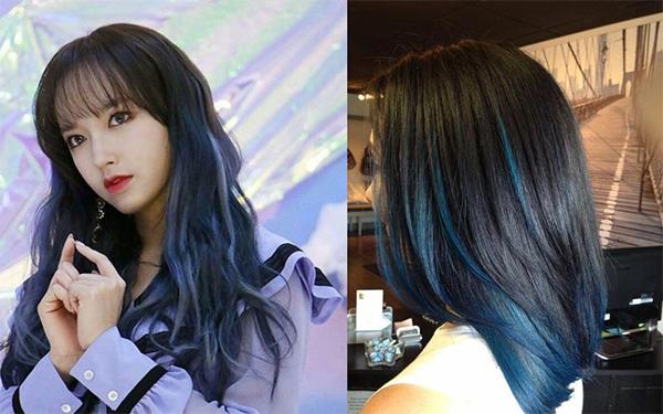 Tóc xanh đen khói: Màu tóc đẹp tôn da nổi bật hot nhất hiện nay - 7