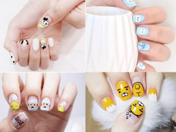 Những mẫu nail nhẹ nhàng đi học đẹp dễ thương hot nhất hiện nay