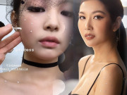 Làm đẹp - Trổ tài đính đá lên da như Jennie BLACKPINK, Thuý Vân lấn át cả đương kim hoa hậu Kỳ Duyên